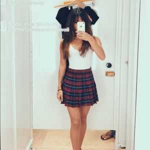 Matilda Plaid Tennis Skirt